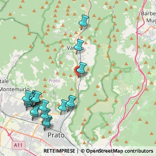 Mappa Via Bruno Fattori, 59021 Vaiano PO, Italia (5.598)
