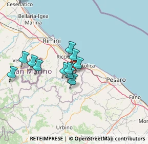 Mappa Via Tempio Antico, 47842 San Giovanni in Marignano RN, Italia (13.12333)