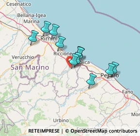 Mappa Via Tempio Antico, 47842 San Giovanni in Marignano RN, Italia (11.34273)