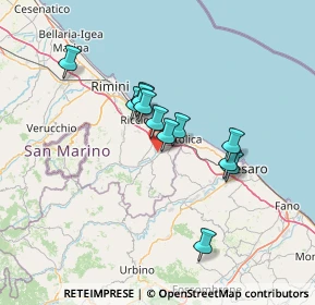 Mappa Via Tempio Antico, 47842 San Giovanni in Marignano RN, Italia (10.8525)