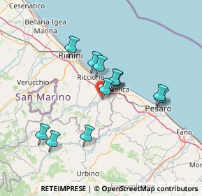 Mappa Via Tempio Antico, 47842 San Giovanni in Marignano RN, Italia (12.02833)