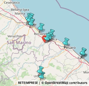 Mappa Via Tempio Antico, 47842 San Giovanni in Marignano RN, Italia (16.06077)