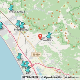 Mappa Via Colletto Santucci, 55041 Camaiore LU, Italia (6.96)