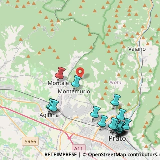Mappa Via Cicignano, 59013 Montemurlo PO, Italia (6.147)