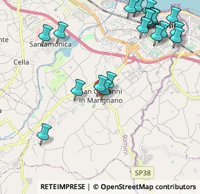 Mappa Via della Libertà, 47842 San Giovanni In Marignano RN, Italia (2.669)