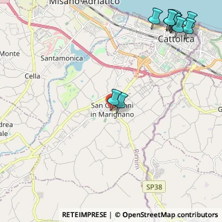 Mappa Via della Libertà, 47842 San Giovanni In Marignano RN, Italia (3.21636)