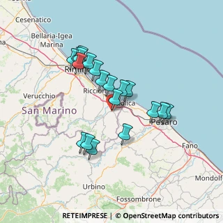 Mappa Via Firenze, 47842 San Giovanni In Marignano RN, Italia (12.61895)