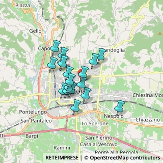 Mappa Via Cavallerizza, 51100 Pistoia PT, Italia (1.29)