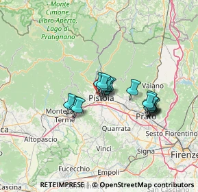 Mappa Via Gianni Metello, 51100 Pistoia PT, Italia (9.90647)