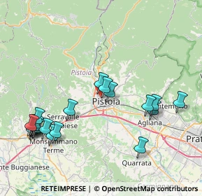 Mappa Via Gianni Metello, 51100 Pistoia PT, Italia (9.4925)