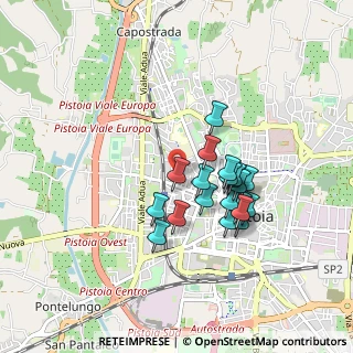 Mappa Via Telemaco Signorini, 51100 Pistoia PT, Italia (0.7375)