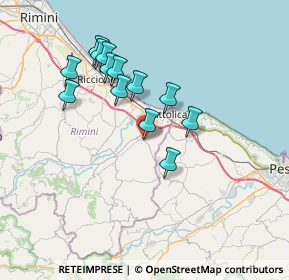 Mappa Piazza Giovanni Pascoli, 47842 San Giovanni In Marignano RN, Italia (6.49154)