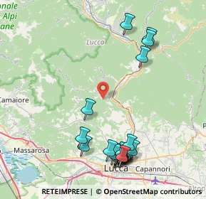 Mappa Loc. la piana, 55023 Borgo a Mozzano LU, Italia (9.8055)