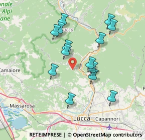 Mappa Loc. la piana, 55023 Borgo a Mozzano LU, Italia (7.11357)
