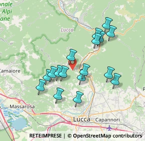 Mappa Loc. la piana, 55023 Borgo a Mozzano LU, Italia (6.69471)