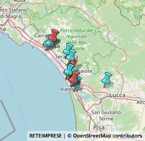 Mappa Via Pianore, 55041 Camaiore LU, Italia (9.464)