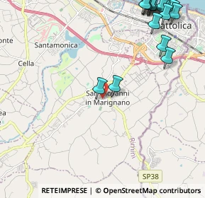 Mappa Via Corbucci P., 47842 San Giovanni In Marignano RN, Italia (3.21833)