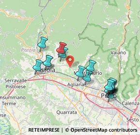 Mappa Via Montalese, 51100 Pistoia PT, Italia (7.84882)