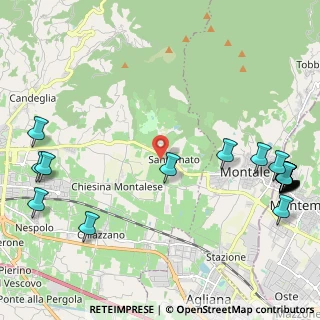 Mappa Via Montalese, 51100 Pistoia PT, Italia (3.179)