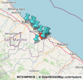 Mappa Via Fossa del Mulino, 47842 San Giovanni In Marignano RN, Italia (7.90909)