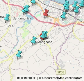 Mappa Via Fossa del Mulino, 47842 San Giovanni In Marignano RN, Italia (2.80733)