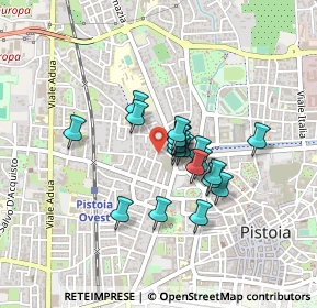 Mappa Via Guerrazzi, 51100 Pistoia PT, Italia (0.3015)