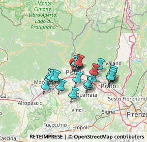 Mappa Via Guerrazzi, 51100 Pistoia PT, Italia (10.2495)
