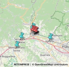 Mappa Via del Presto, 51100 Pistoia PT, Italia (2.60077)
