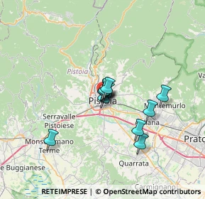 Mappa Via del Presto, 51100 Pistoia PT, Italia (4.59727)