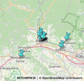 Mappa Via del Presto, 51100 Pistoia PT, Italia (2.89667)
