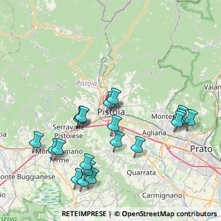 Mappa Ripa delle Stinche, 51100 Pistoia PT, Italia (9.3025)