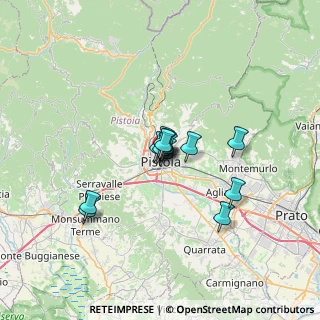 Mappa Ripa delle Stinche, 51100 Pistoia PT, Italia (4.24923)