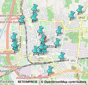 Mappa Via degli Archi, 51100 Pistoia PT, Italia (1.02789)