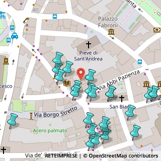 Mappa Via degli Archi, 51100 Pistoia PT, Italia (0.0625)