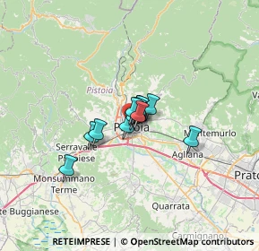 Mappa Via degli Archi, 51100 Pistoia PT, Italia (3.10583)