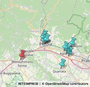 Mappa Via degli Archi, 51100 Pistoia PT, Italia (5.41909)