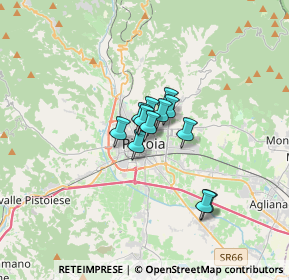 Mappa Piazza Papa Giovanni XXIII, 51100 Pistoia PT, Italia (1.78083)