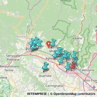 Mappa Via Boschereccia, 51100 Pistoia PT, Italia (7.01111)