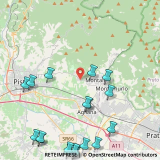 Mappa Via Boschereccia, 51100 Pistoia PT, Italia (6.661)