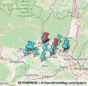 Mappa , 51100 Pistoia PT, Italia (9.9855)