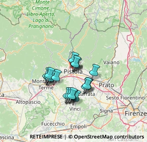 Mappa , 51100 Pistoia PT, Italia (10.4415)
