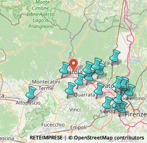 Mappa , 51100 Pistoia PT, Italia (17.10167)