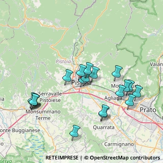 Mappa , 51100 Pistoia PT, Italia (8.2225)