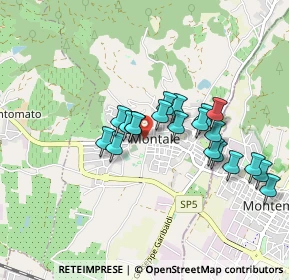 Mappa Via Giuseppe Giusti, 51037 Montale PT, Italia (0.7705)