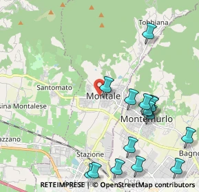 Mappa Via Giuseppe Giusti, 51037 Montale PT, Italia (2.664)