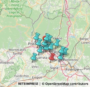 Mappa Via Giuseppe Giusti, 51037 Montale PT, Italia (9.01333)