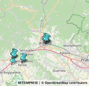 Mappa Via Pietro Bozzi, 51100 Pistoia PT, Italia (6.96545)