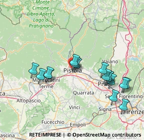 Mappa Via Pietro Bozzi, 51100 Pistoia PT, Italia (15.27063)