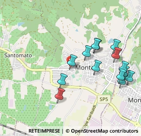 Mappa Via Dante Alighieri, 51037 Montale PT, Italia (1.035)