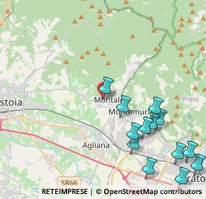 Mappa Via Francesco Petrarca, 51037 Montale PT, Italia (5.36385)